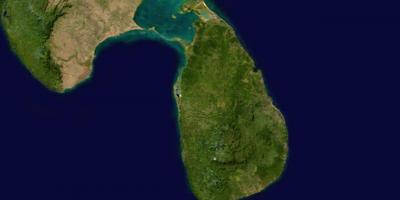 Online satellite map of Sri Lanka
