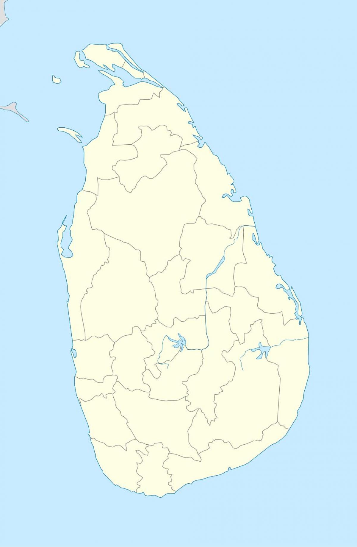 map of Sri Lanka divisional secretariat