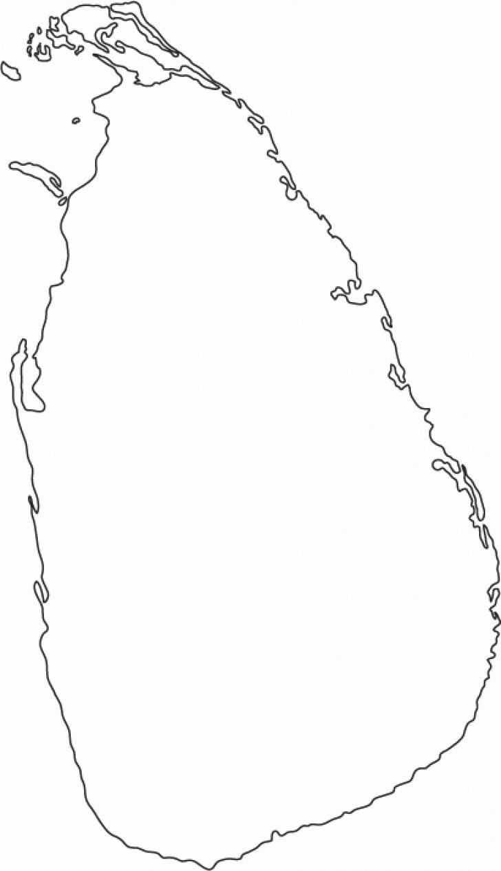 map of Sri Lanka offline
