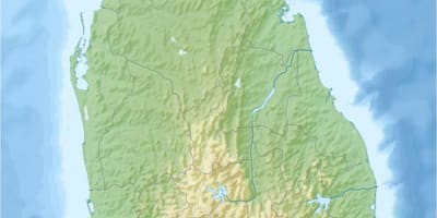 Map of earth map Sri Lanka