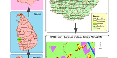Map of gn division map Sri Lanka