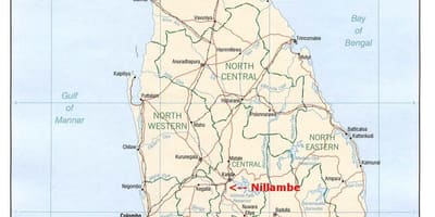 Map of Sri Lanka house